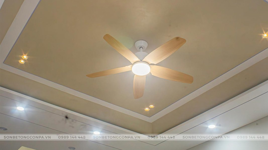 Ứng dụng sơn bê tông lên bề mặt thạch cao
