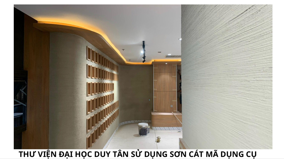 Ứng dụng sơn cát trong trường học