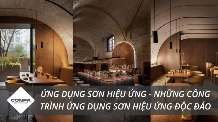 Ứng dụng sơn hiệu ứng