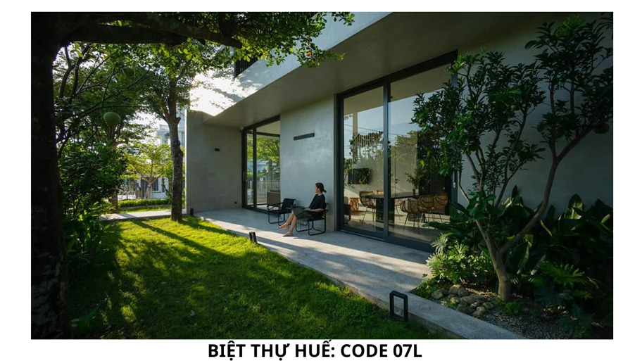Ứng dụng sơn hiệu ứng bê tông trong biệt thự ở Huế