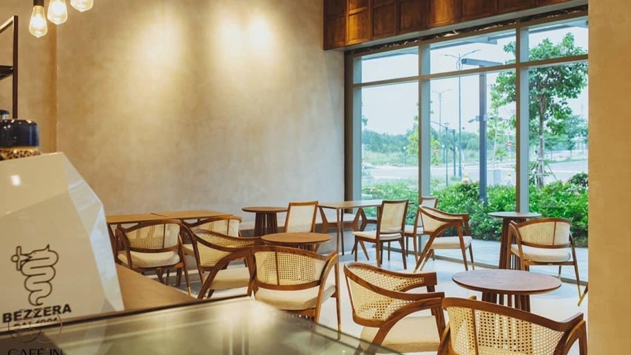 Ứng dụng sơn hiệu ứng cho quán cafe