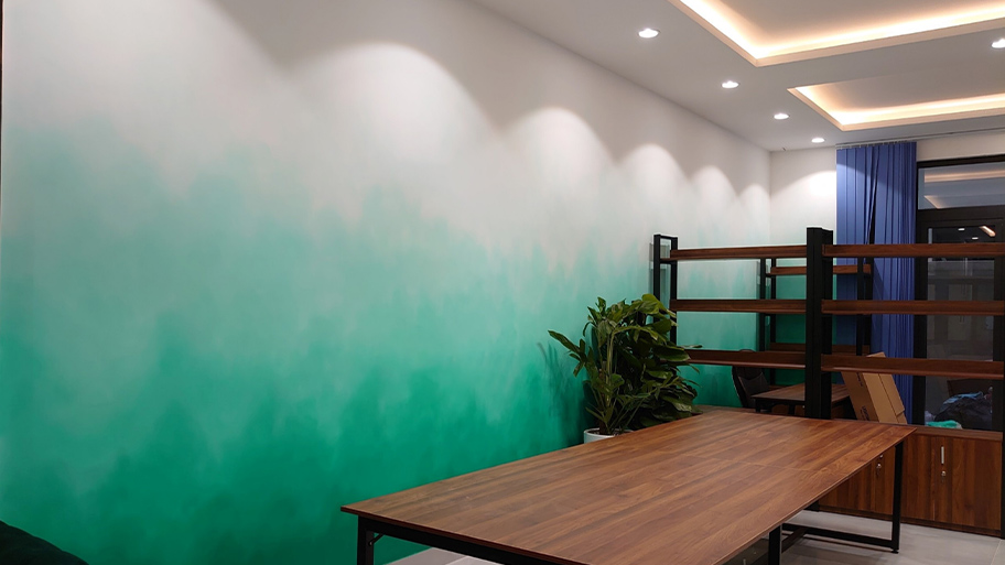 Ứng dụng sơn hiệu ứng cho văn phòng làm việc