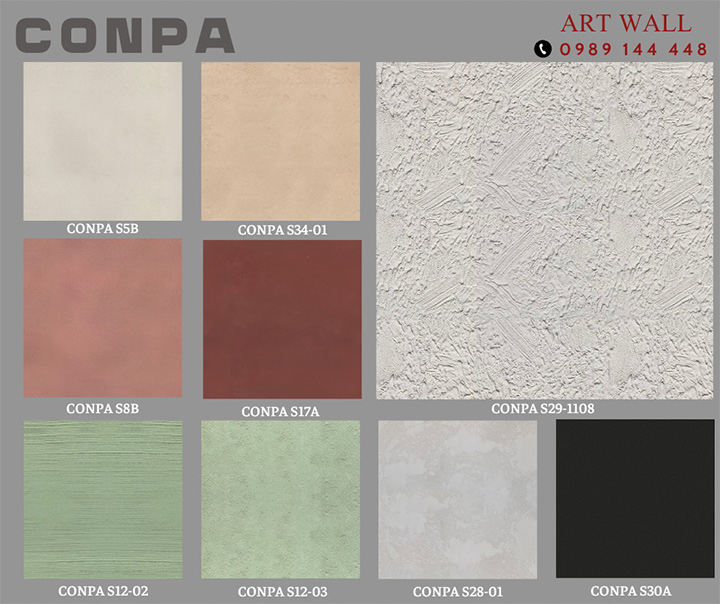 Bảng màu sơn cát Conpa