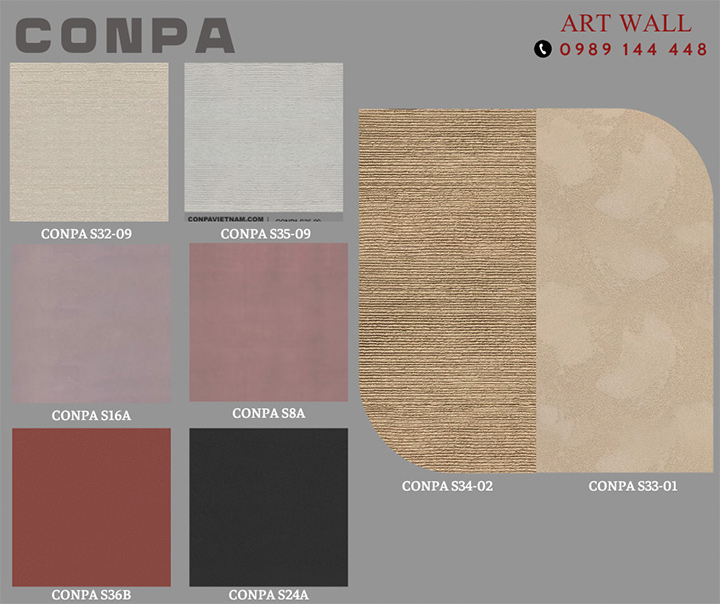 Bảng màu sơn cát mỹ thuật