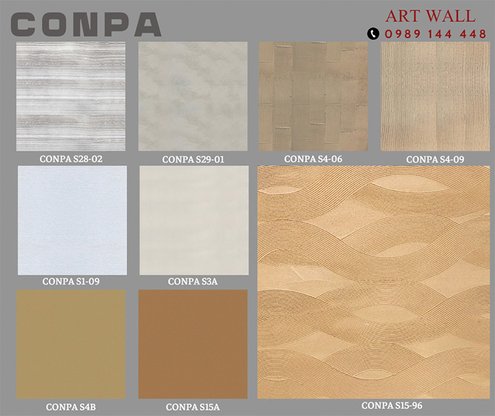 Bảng màu sơn cát nhà Conpa