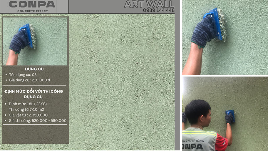 Dụng cụ tạo hiệu ứng sơn cát