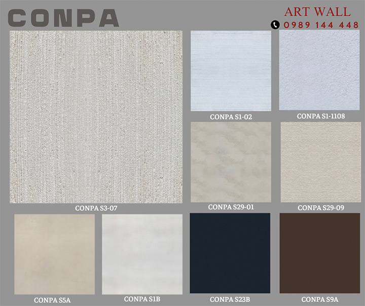 Mẫu màu sơn cát Conpa