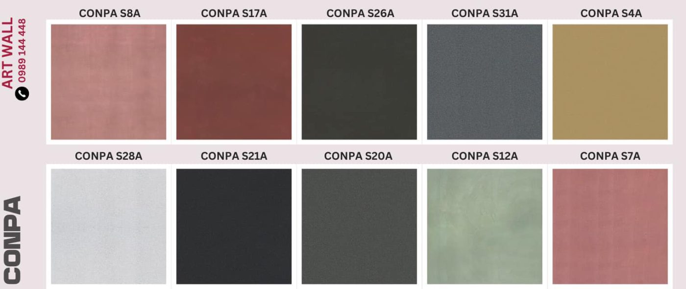 Một số mẫu màu sơn cát