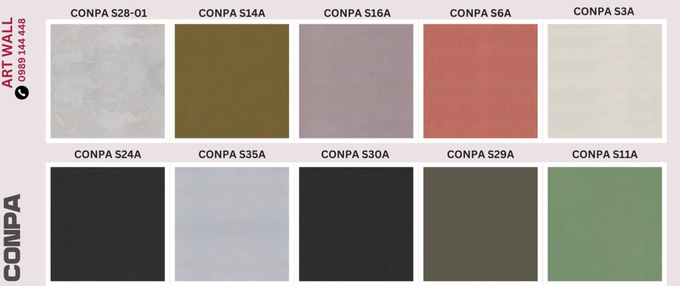 Một số mẫu màu sơn hiệu ứng cát