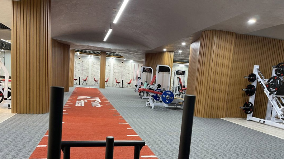 Ứng dụng sơn hiệu ứng cho HT Private Fitness