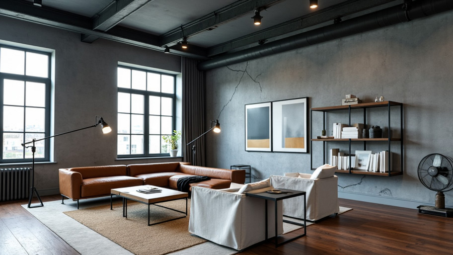 Lý do sơn hiệu ứng được ứng dụng phổ biến trong phong cách công nghiệp