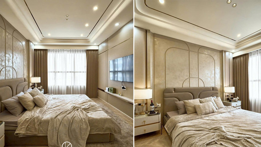 Mẫu công trình ứng dụng sơn hiệu ứng cho phong cách Neoclassical