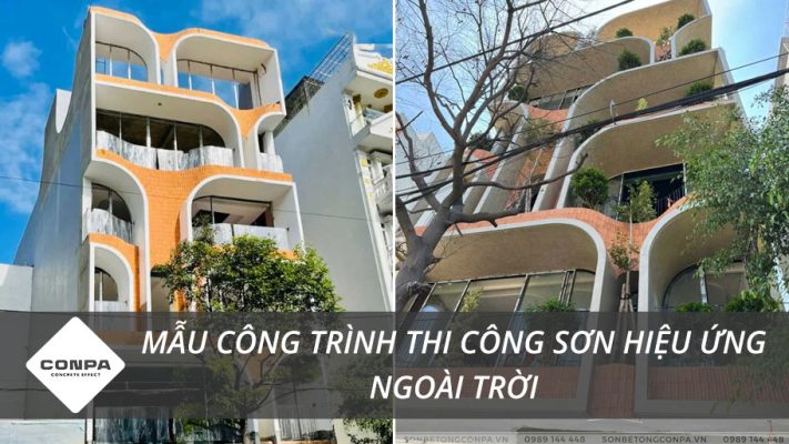 Sơn hiệu ứng noài trời