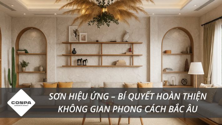 Sơn hiệu ứng trong phong cách Bắc Âu