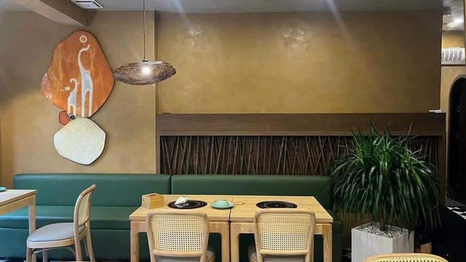 Ứng dụng sơn hiệu ứng cho nội thất Mani Thái Restaurant