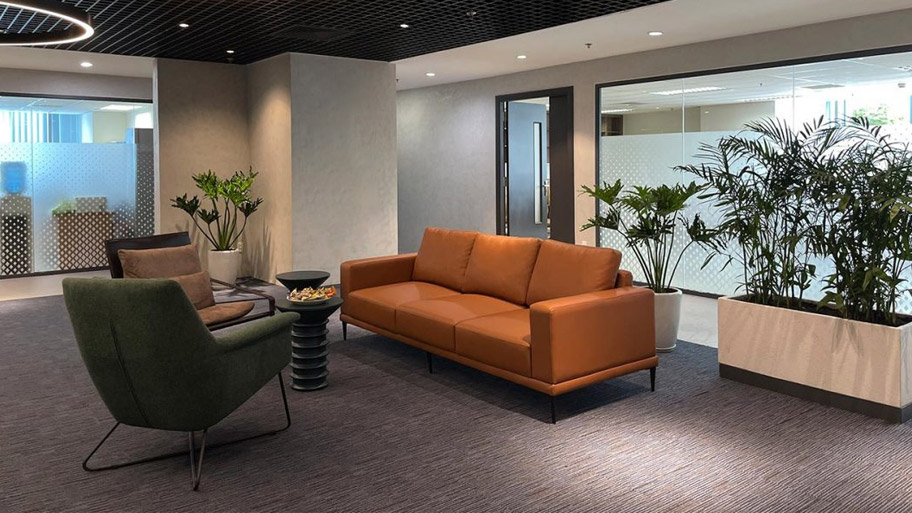Vietinbank sử dụng sơn hiệu ứng cho nội thất