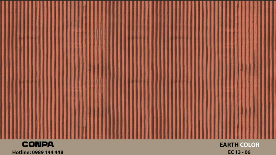 Sơn hiệu ứng màu đỏ đất sét