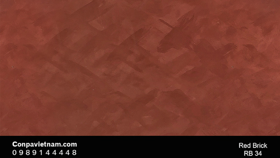 Sơn hiệu ứng màu đỏ gạch
