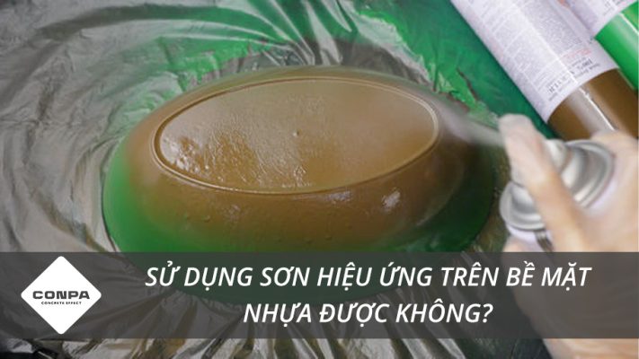 Sơn hiệu ứng trên bề mặt nhựa