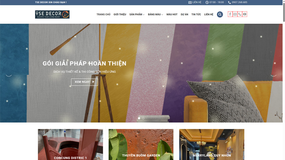 Đơn vị thi công sơn hiệu ứng nổi tiếng TSE Decor