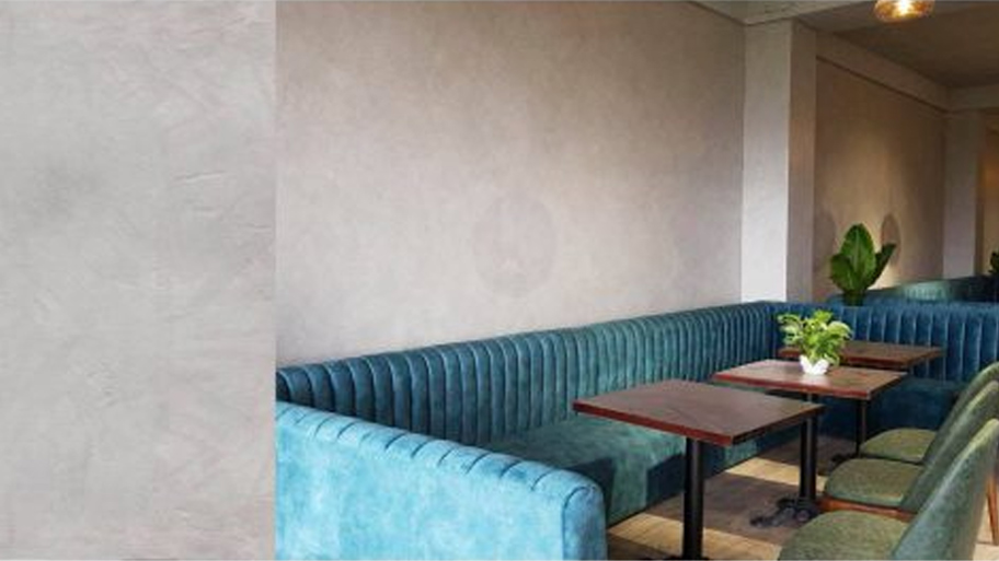 Sử dụng sơn hiệu ứng màu sáng cho quán cafe